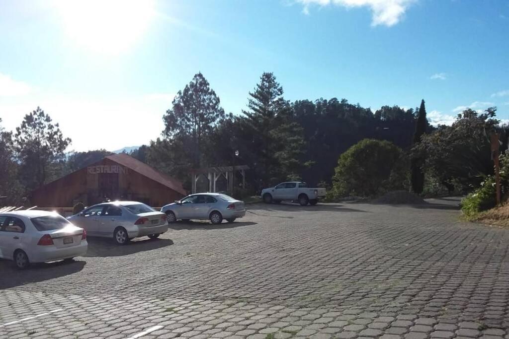 Cabana Con Banera Y Chimeneas En Puesta De Sol El Pacifico Eksteriør billede