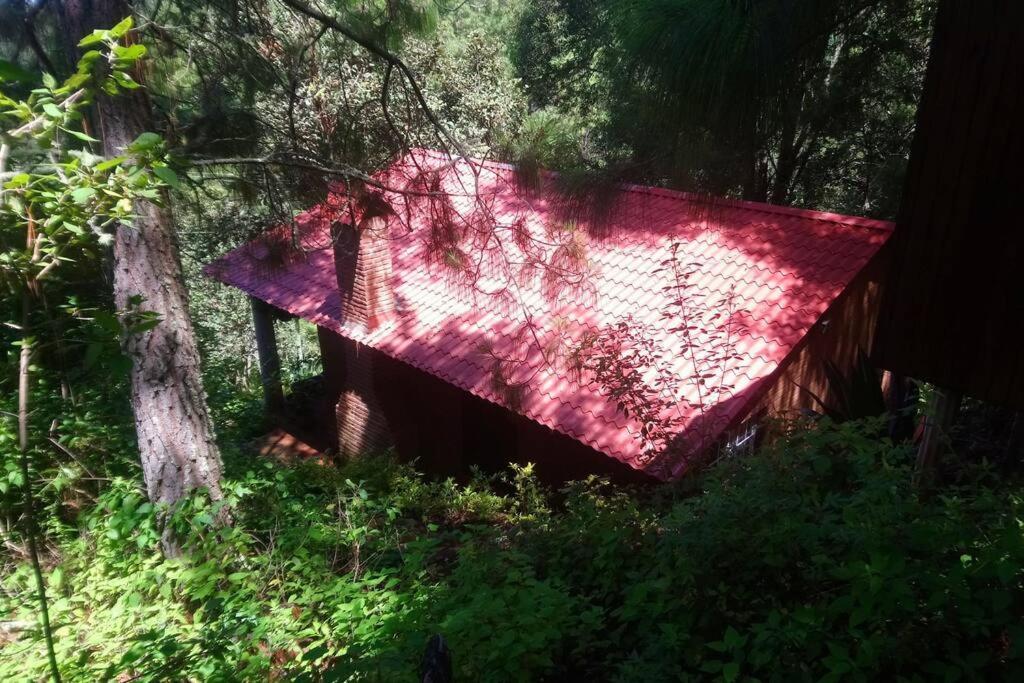 Cabana Con Banera Y Chimeneas En Puesta De Sol El Pacifico Eksteriør billede